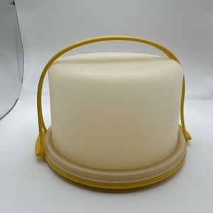 Vintage‎ TUPPERWARE Child Size Cake / Cupcake Carrier Holder 1970s